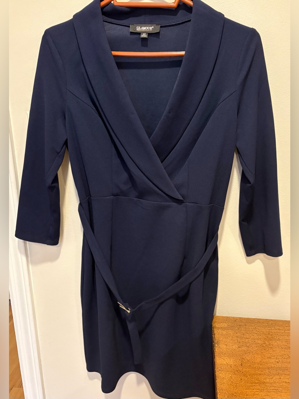 Glamour Navy Dress